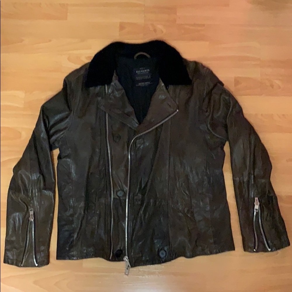 All Saints Leather Jacket